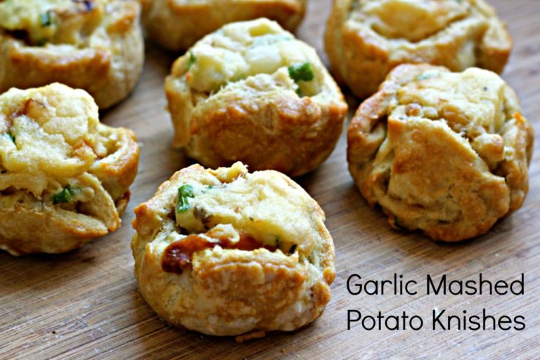 Garlic Mashed Potato Knishes recipe