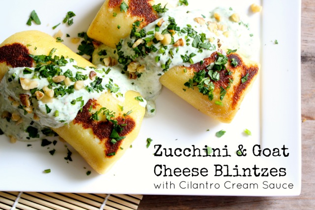 Zucchini & Goat Cheese Blintzes 3