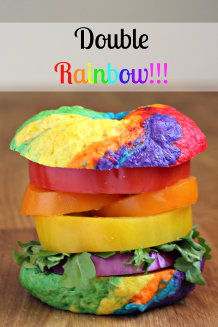 Rainbow Bagels