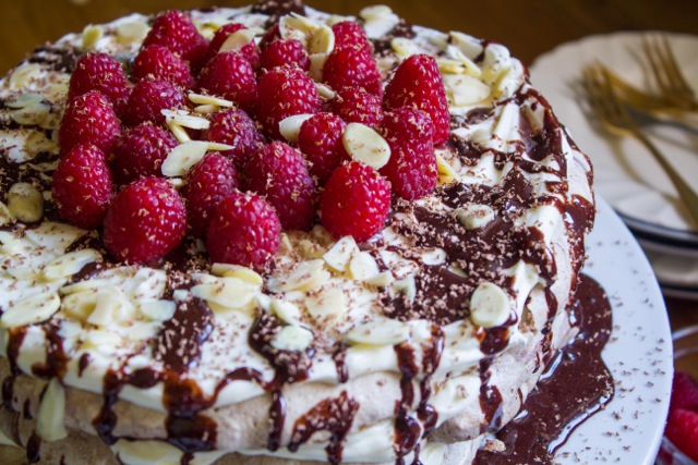 Chocolate Meringue Cake 