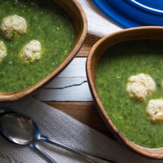 Power Greens Matzo Ball Soup