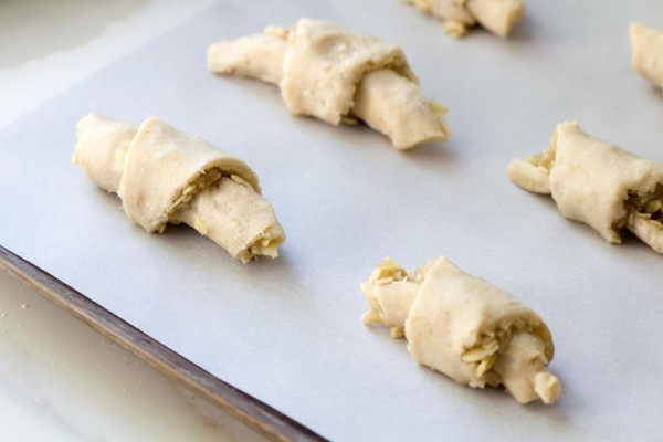 Candied Ginger, Almond and Cardamom Rugelach