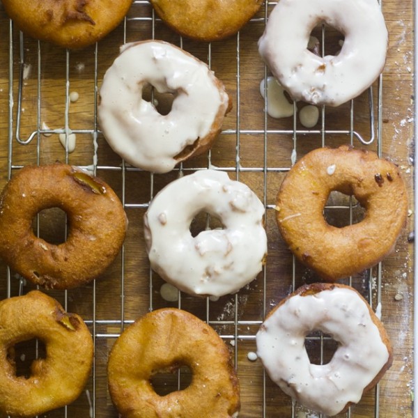 Apples and Honey Doughnuts