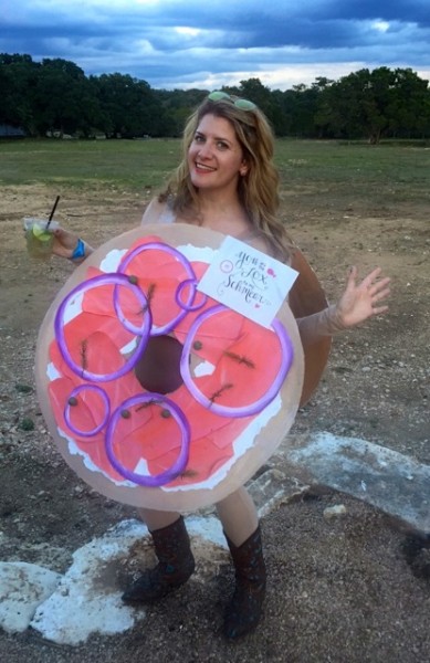 How to Make a Bagel and Lox Costume