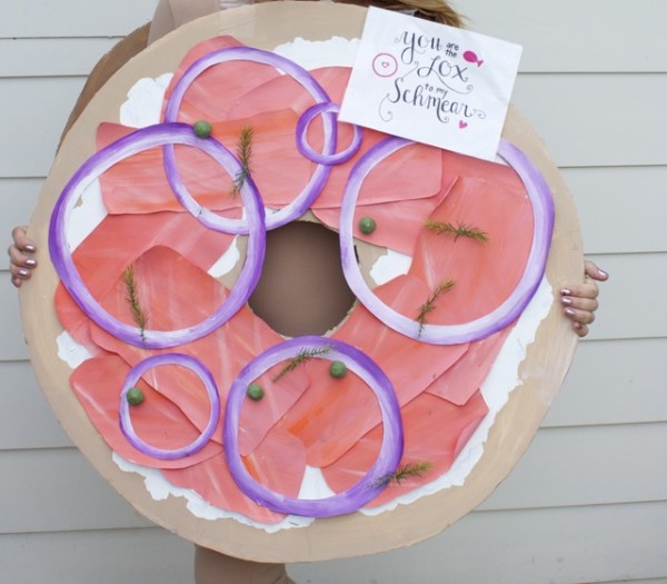 How to Make a Bagel and Lox Costume