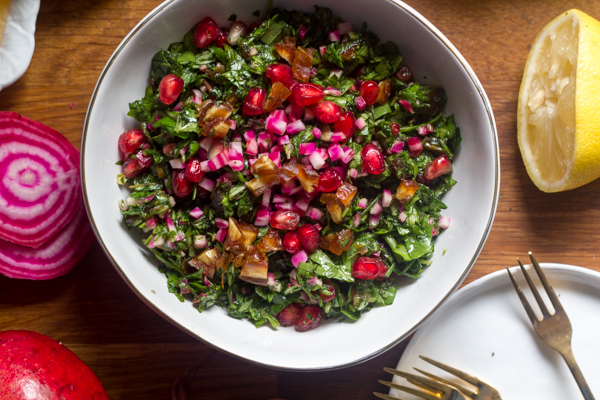 Israeli Chopped Herb Salad (And a Giveaway!) | What Jew Wanna Eat