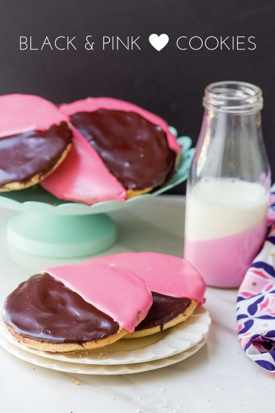 Black and Pink Cookies 