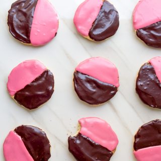 Black and Pink Cookies