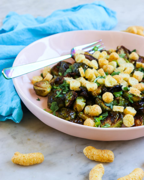Sweet and Spicy Bamba Brussels Sprouts