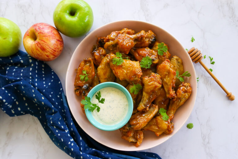 Honey Horseradish Wings with Dijon Ranch recipe