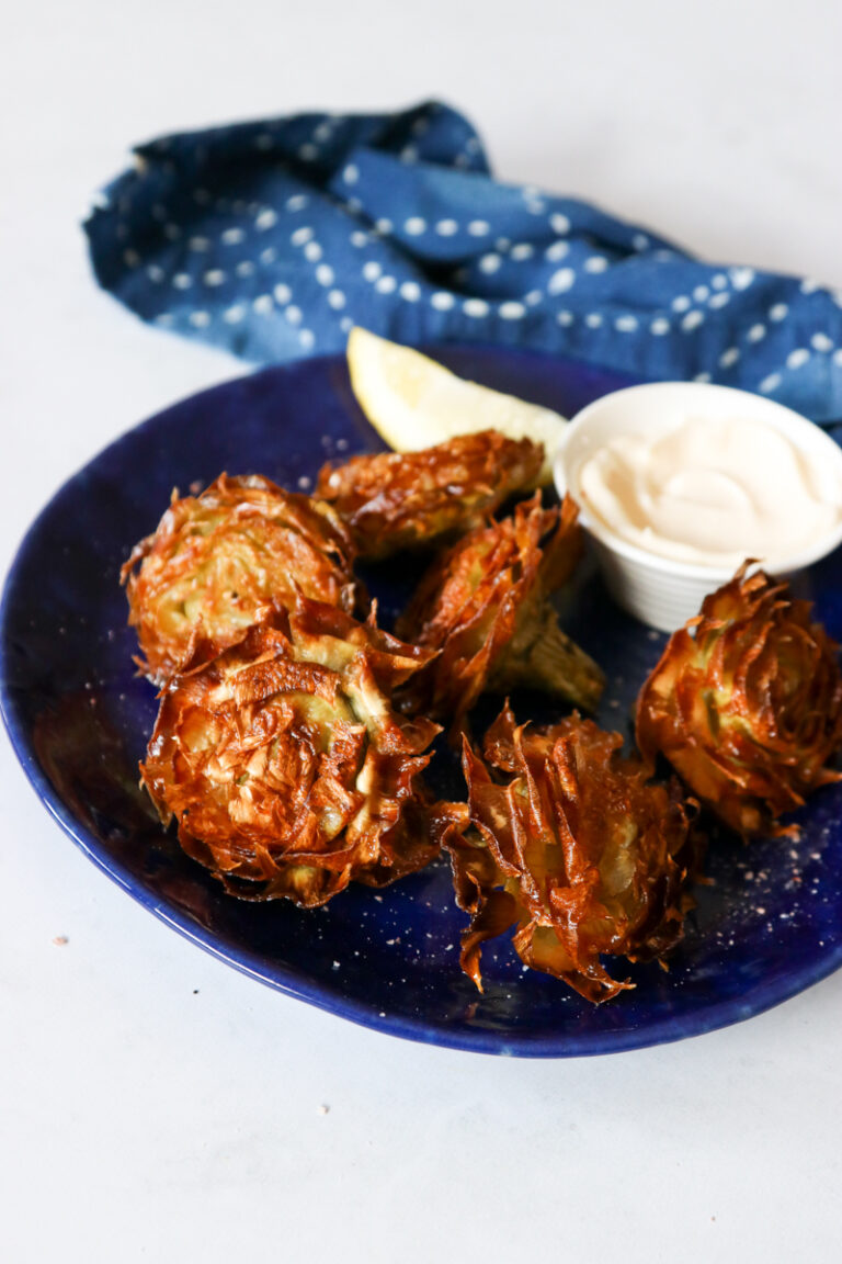 Roman Jewish Fried Artichokes aka Carciofi Alla Giudia - What Jew Wanna Eat