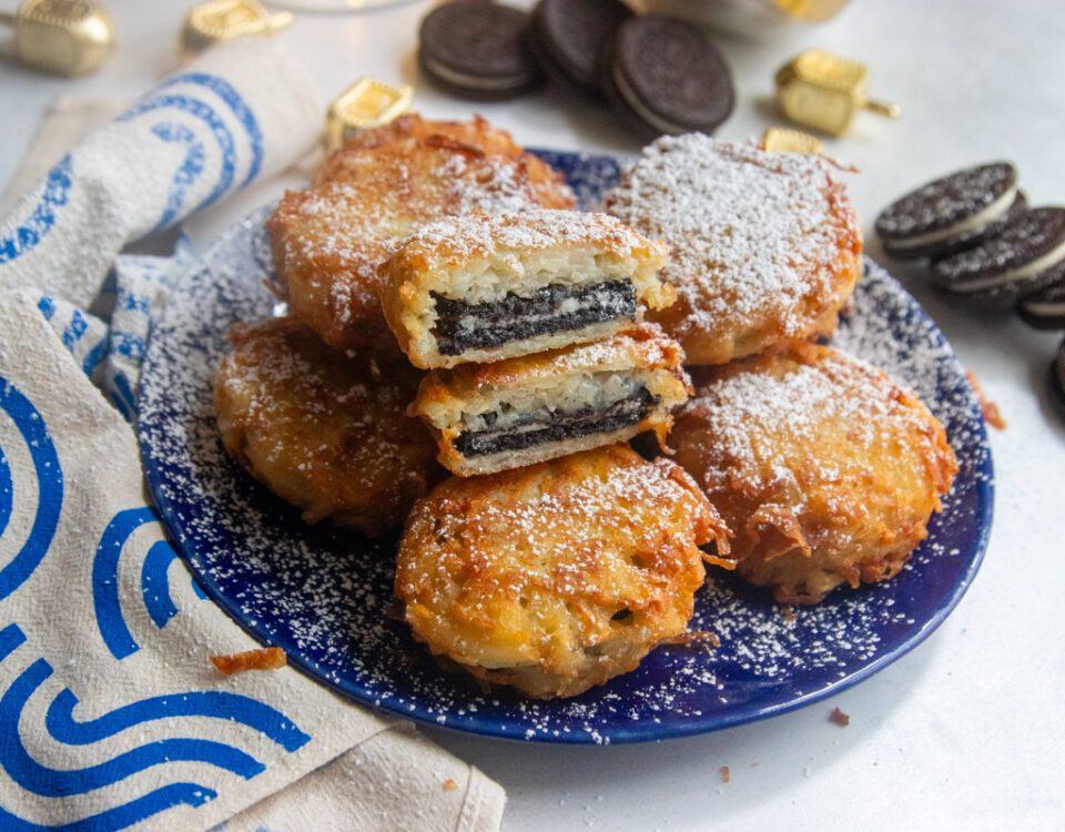 Latke Fried Oreos