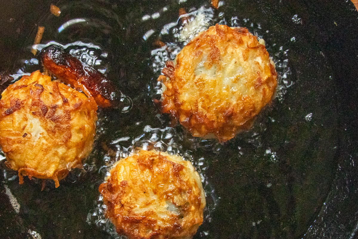 Latke Fried Oreos
