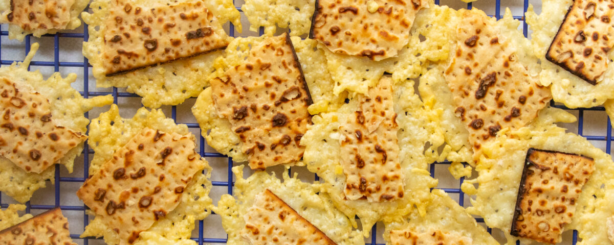 Matzah Parmesan Crisps