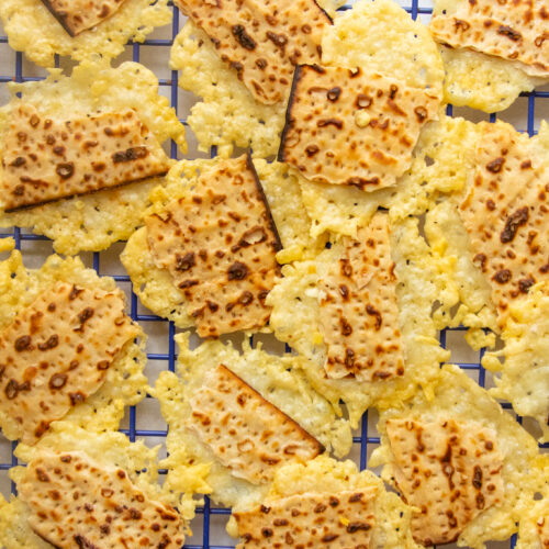 Matzah Parmesan Crisps
