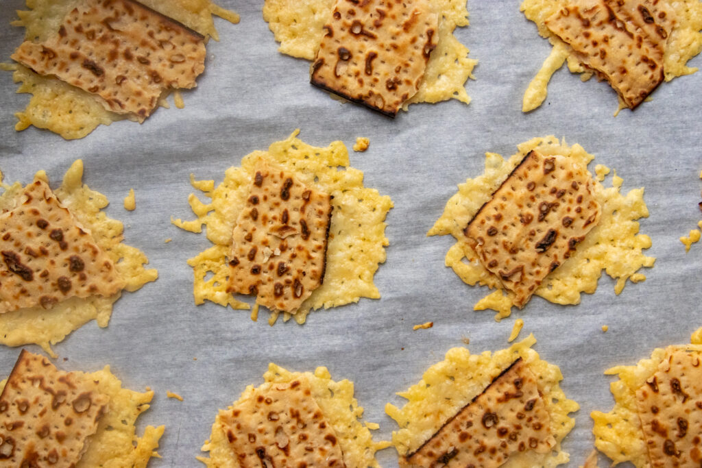 Matzah Parmesan Crisps