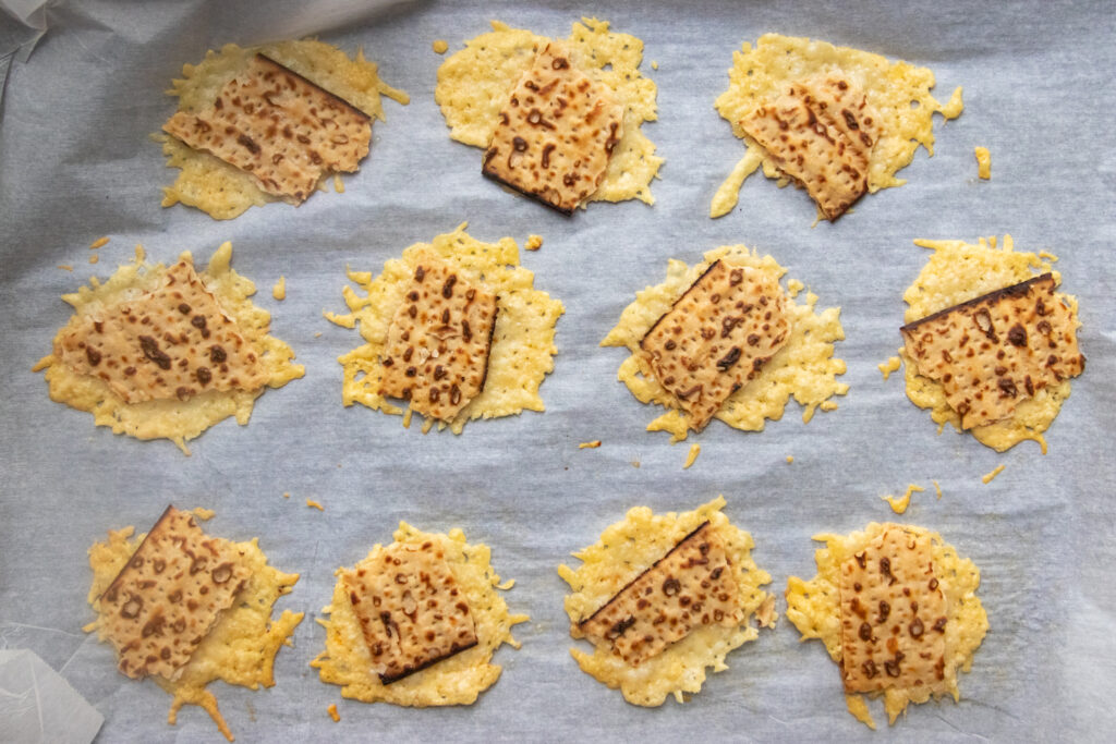 Matzah Parmesan Crisps