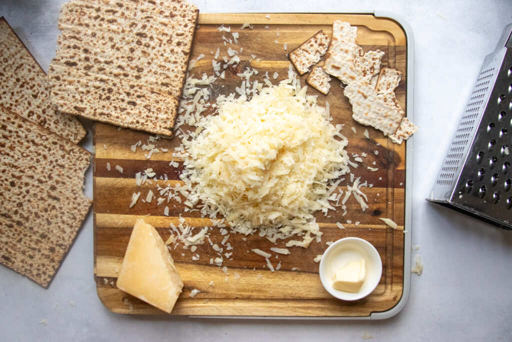 Matzah Parmesan Crisps