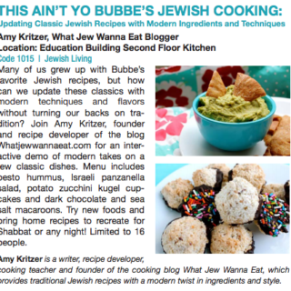 Jewish Cooking Class