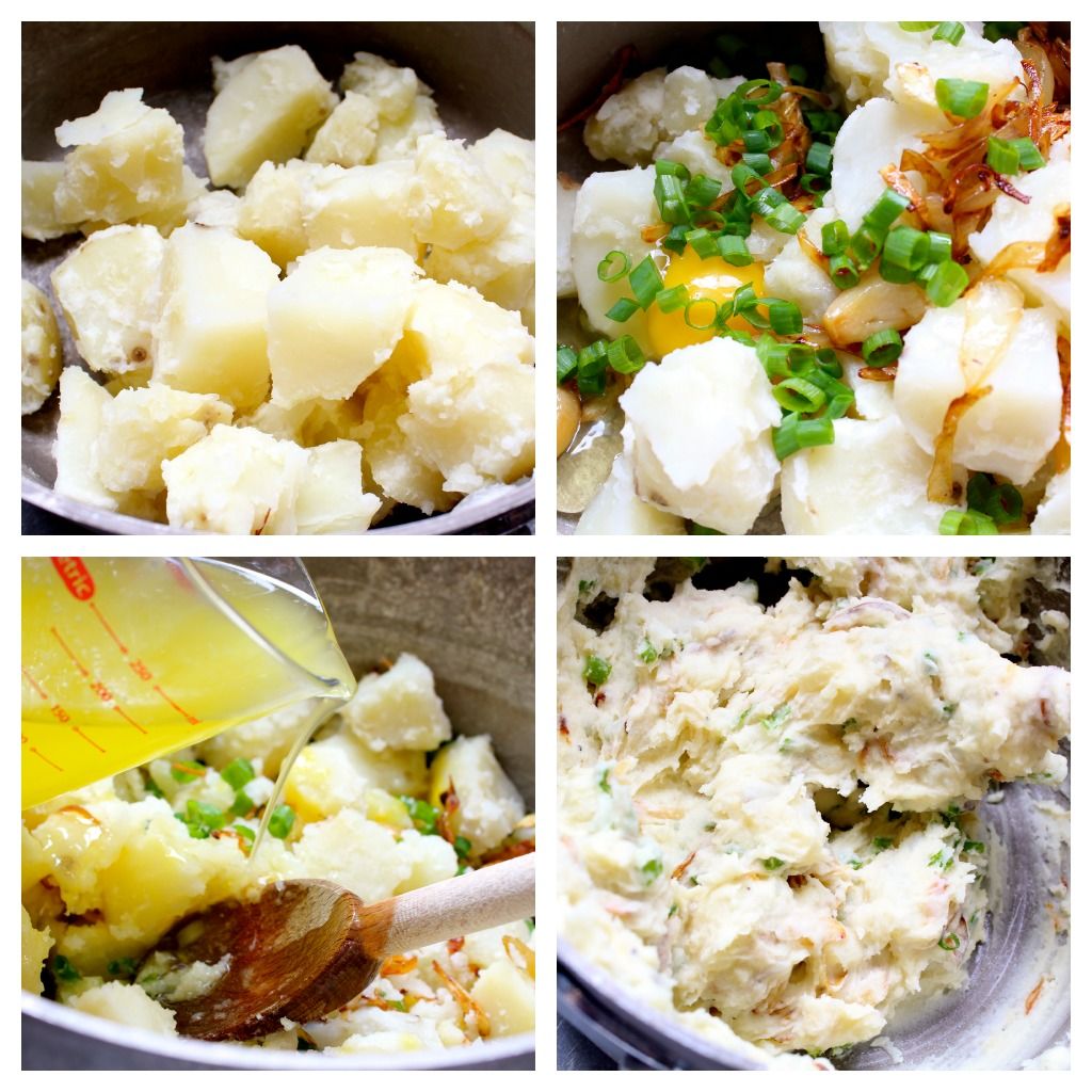 garlic mashed potato knishes