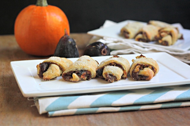 Pumpkin Butter and Caramelized Fig Rugelach